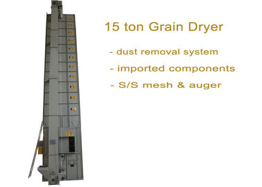 Simple Operation Wheat Dryer Machine 15 Ton Per Batch With Imported Components