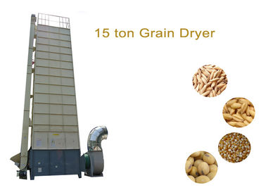 15 Ton Per Corn Batch Dryers , Recirculating Batch Dryer With Eight Groove / Thin Layer