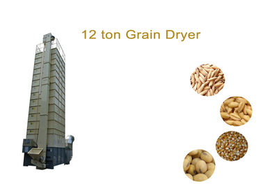 12 Ton Per Batch Grain Dryer , Small Corn Dryer With Eight Groove / Thin Layer