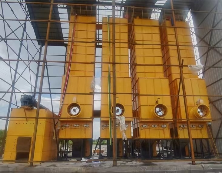 Fuel Type LPG Diesel Biomass Batch Grain Dryer 120 Tons/Batch
