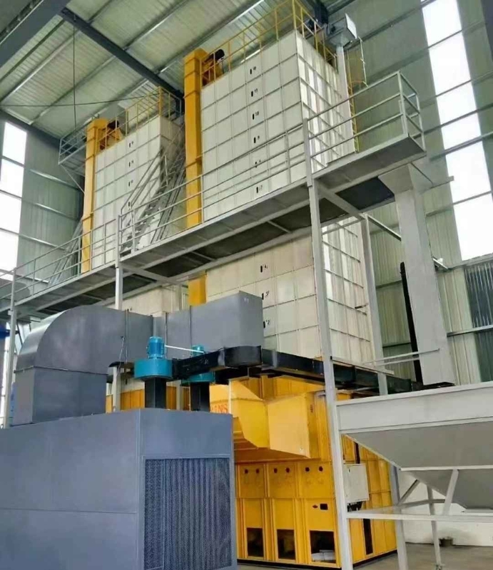 Circulating Low Temperature Paddy Corn Dryer Rice Processing Machine With 60 Ton Batch