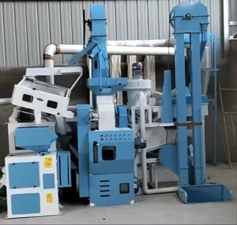 18 Ton Per Day Combined Rice Mill Machine Rice Huller Machine Stones Removing Good Performance