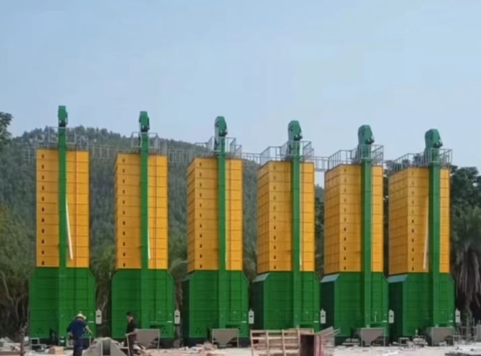 Large Capacity Corn And Soybean Mix Flow Drying Machine With No Auger