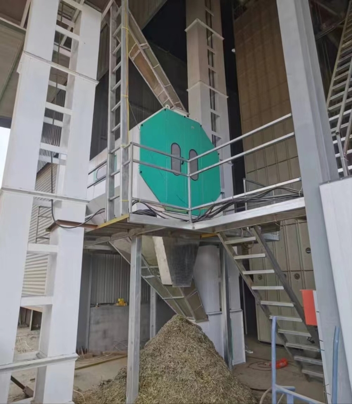 Drum Rice Processing Machine Pre Cleaner For Grain Drying Plant With 30 Tons/Hour
