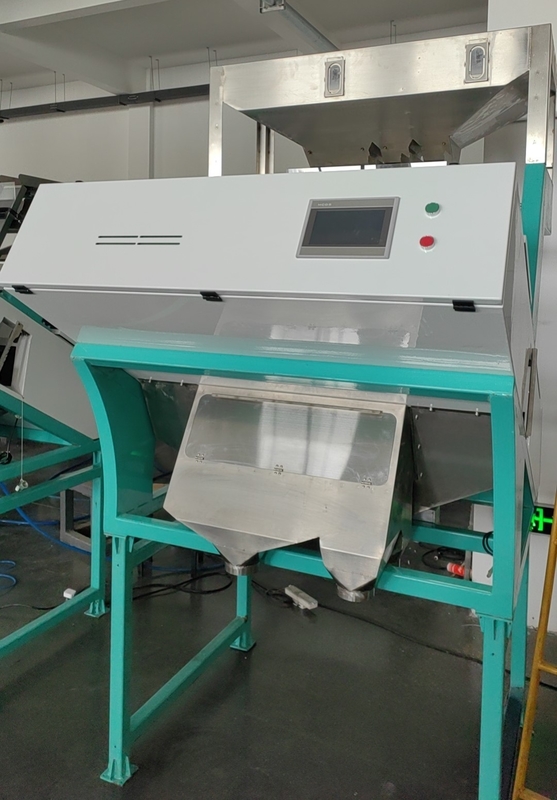2 Chutes Red Rice Color Sorter With High Resolution CCD Cameras