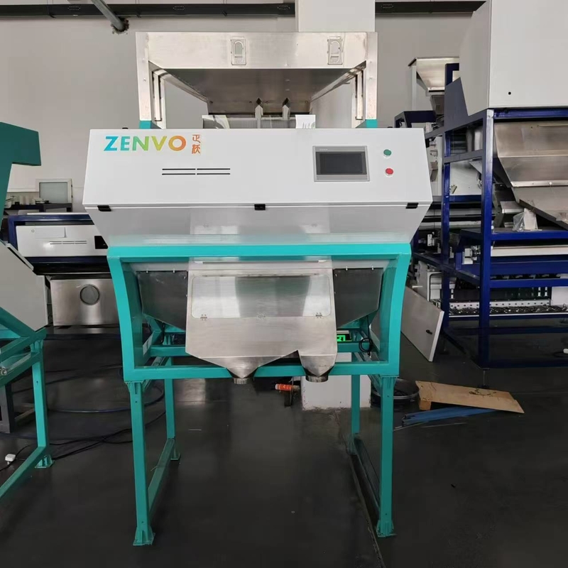 2 Chutes Rice Color Sorter With High Resolution CCD Cameras