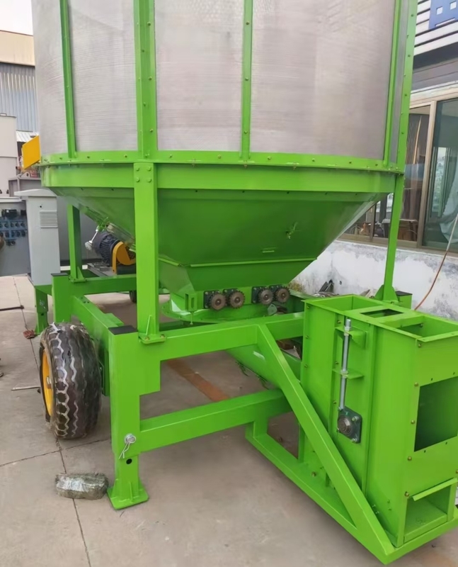 36 Ton Per Day Mobile Corn Dryer With Biomass Pellets As Fuel