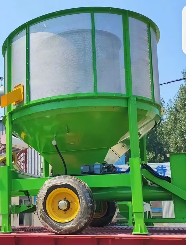 36 Ton Per Day Mobile Corn Dryer With Biomass Pellets As Fuel