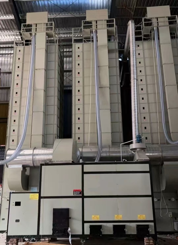 Stainless Steel Drying Layer Grain Dryer 105 Tons/Batch of Intelligent and Hot Air Heating Method