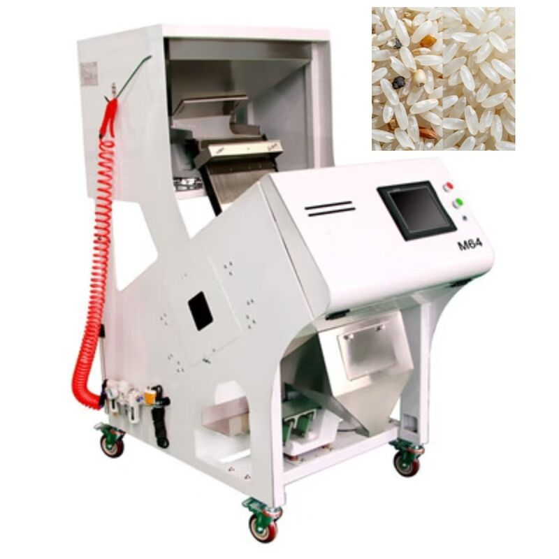 64 Channel Rice Color Sorter Machine, 99.99% Accuracy.