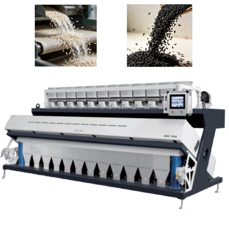 Ai-Powered Sesame Color Sorter, up to 18 T/H.