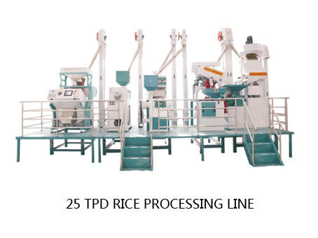 Fully Automatic Combined Rice Mill Machine Compact Low Energy Consumption