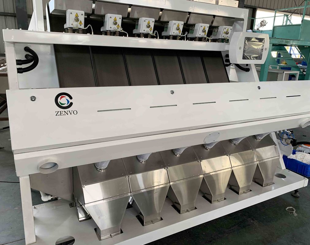 TOSHIBA Sensor 6 Chutes CCD Color Sorter Machine For Peanuts