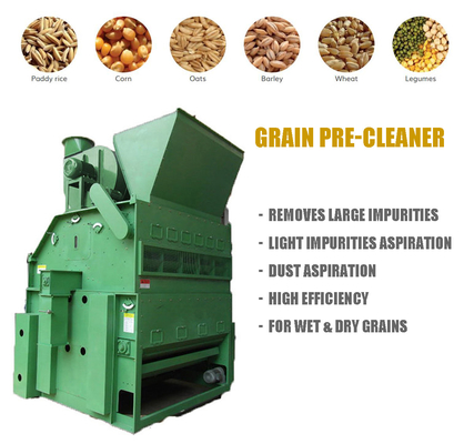 Grain Pre Cleaner Removes Large Impurities