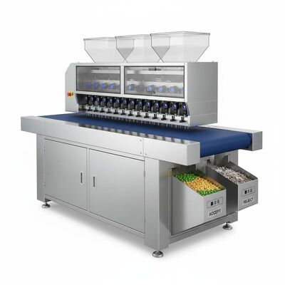 Multi-Purpose Belt-Type Color Sorter for Food, Mineral & Recycling Industries.