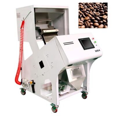 Industrial 64-Channel Intelligent Roasted Coffee Bean Color Sorter.