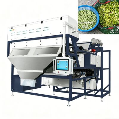 Belt Type Color Sorter- Multi-Purpose Sorting Machine for Frozen Edamame, Nuts, Grains.